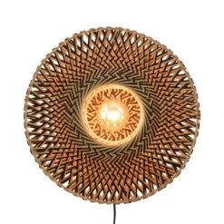 GOOD & MOJO Bali Wandleuchte Aus Bambus, Ø 44 Cm -Beleuchtung Rabatte 5046014 4