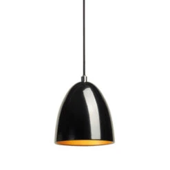 SLV Para Cone Hängeleuchte 3-Phasen Schwarz/gold -Beleuchtung Rabatte 5504677 1