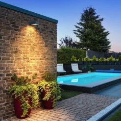 SLV Eskina Frame LED-Außenwandlampe 2-flg. CCT -Beleuchtung Rabatte 5511347 2