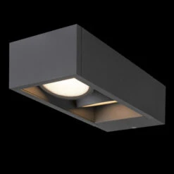 SLV Eskina Frame LED-Außenwandlampe 2-flg. CCT -Beleuchtung Rabatte 5511347 6