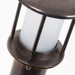 Sockellampe Resident 3 Aus Messing, Bronze -Beleuchtung Rabatte 5515603 2