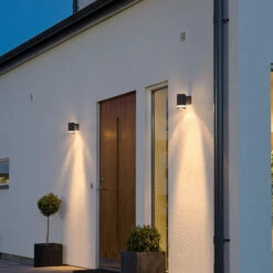 Konstsmide Außenwandleuchte Modena Mit Schlitz, 1-fl. Schwarz -Beleuchtung Rabatte 5522327 4