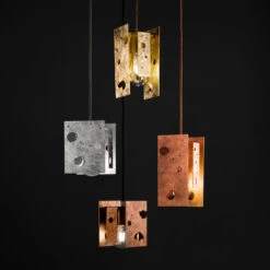 Knikerboker Buchi Hängelampe 11x11x23cm Gold -Beleuchtung Rabatte 5538075 3