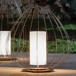 Karman Cell - Käfig-Tischleuchte, 62 Cm, Bronze -Beleuchtung Rabatte 5542146 3