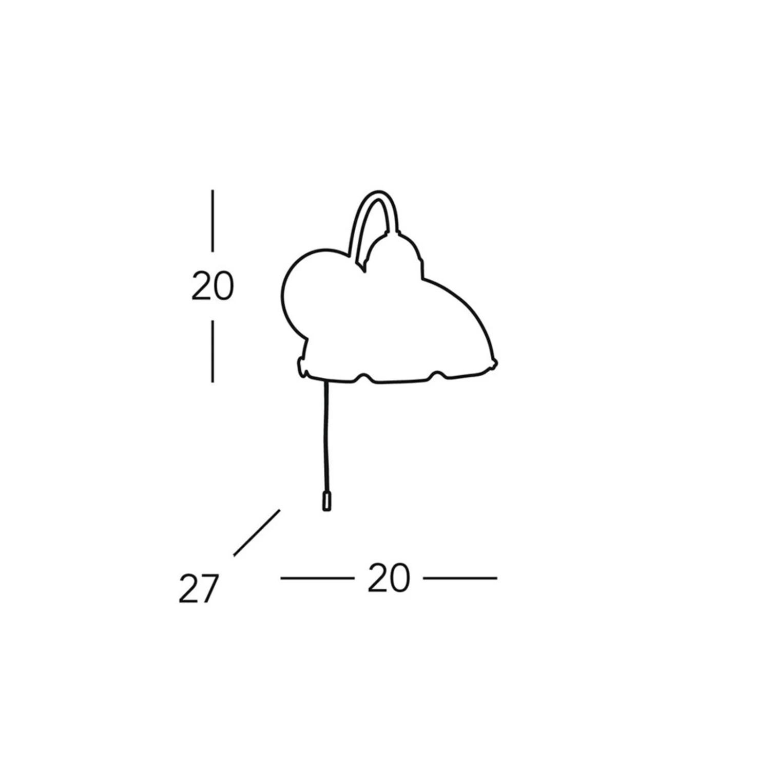 Wandleuchte Nonna Streublume, Grün 5 Wandleuchte Nonna Streublume, Grün – Bild 3