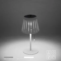 LED-Tischlampe Mandy USB-Anschluss, Solar, Weiß 16 LED-Tischlampe Mandy USB-Anschluss, Solar, Weiß -Beleuchtung Rabatte 6003212 6