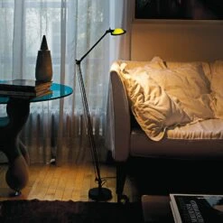 Luceplan Berenice Stehleuchte Schwarz, Kopf Grün -Beleuchtung Rabatte 6030326 1