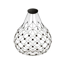 Luceplan Mesh LED-Hängelampe Ø 80cm 2m Abhängung -Beleuchtung Rabatte 6030510 1