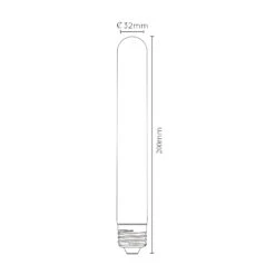 LED-Lampe E27 Röhre T32 5W 2.200K Dimmbar 20cm -Beleuchtung Rabatte 6055692 2