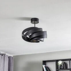 Deckenleuchte Vento Schwarz Ø 40 Cm -Beleuchtung Rabatte 6089250 2