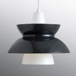 Louis Poulsen Doo-Wop - Hängelampe Dunkelgrau -Beleuchtung Rabatte 6090019 2