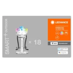 LEDVANCE SMART+ WiFi Garden Dot LED-Spot 18er-Set -Beleuchtung Rabatte 6106491 5