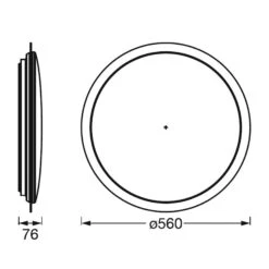 LEDVANCE SMART+ WiFi Orbis Sparkle, CCT, Ø 56 Cm -Beleuchtung Rabatte 6106524 5
