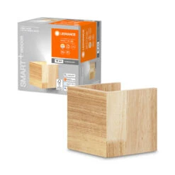 LEDVANCE SMART+ WiFi Orbis Wall Wood, 11 X 11 Cm -Beleuchtung Rabatte 6106556 2