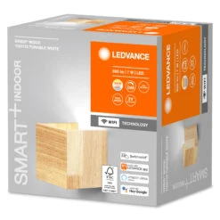 LEDVANCE SMART+ WiFi Orbis Wall Wood, 11 X 11 Cm -Beleuchtung Rabatte 6106556 3