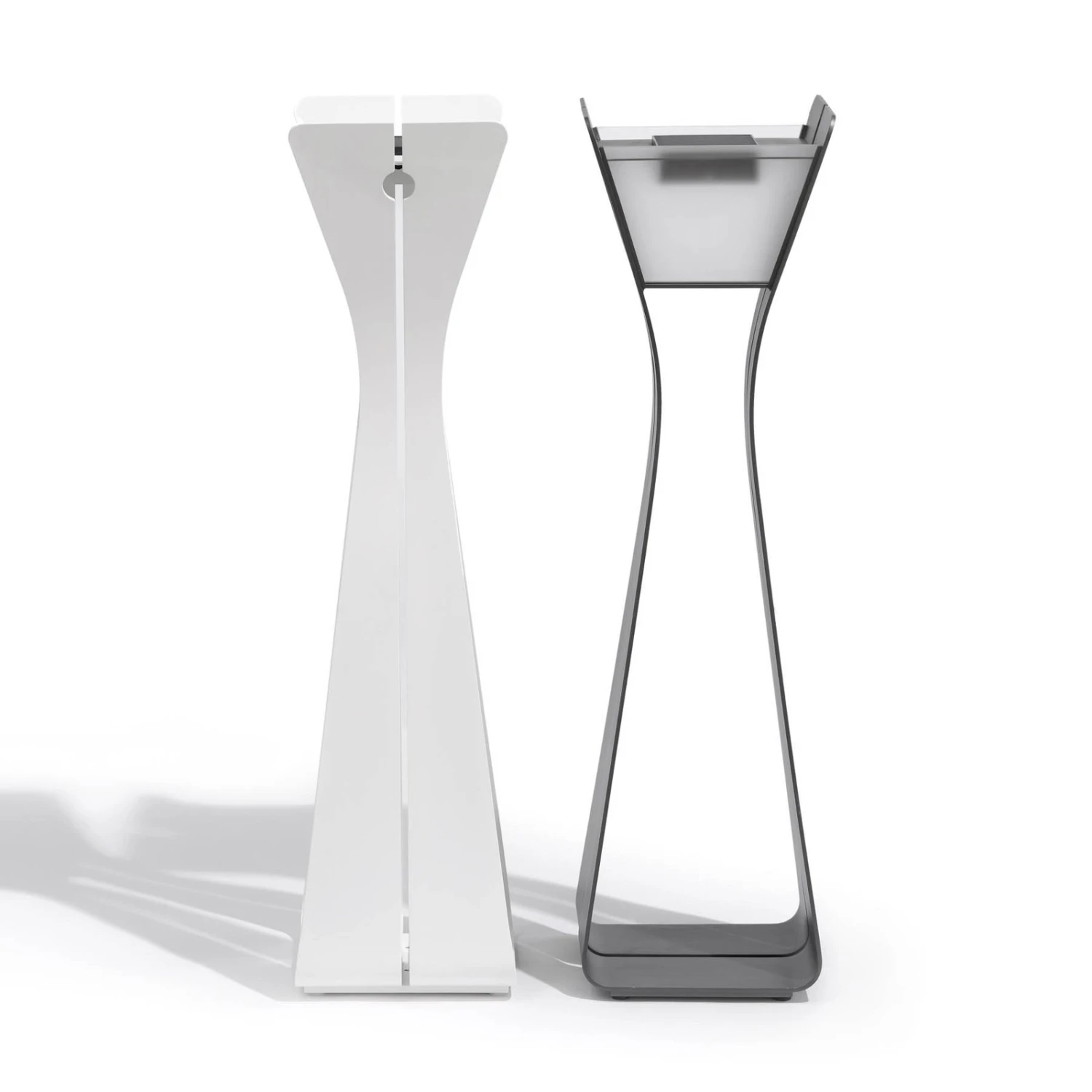 LED-Solarleuchte Osmoz Aus Aluminium, 110 Cm, Weiß 5 LED-Solarleuchte Osmoz Aus Aluminium, 110 Cm, Weiß – Bild 3