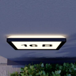 Prios Darui LED-Außenwandleuchte Mit Hausnummerset 14 Prios Darui LED-Außenwandleuchte Mit Hausnummerset -Beleuchtung Rabatte 6117016 3