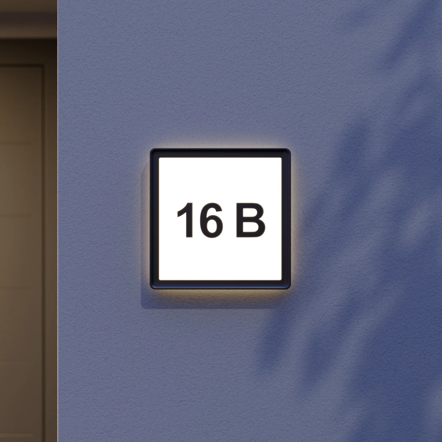 Prios Darui LED-Außenwandleuchte Mit Hausnummerset 3 Prios Darui LED-Außenwandleuchte Mit Hausnummerset