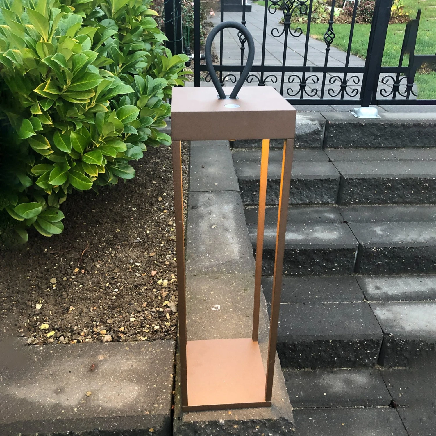 LOOM DESIGN Lucerna Terrassenleuchte 50cm Corten 7 LOOM DESIGN Lucerna Terrassenleuchte 50cm Corten – Bild 5