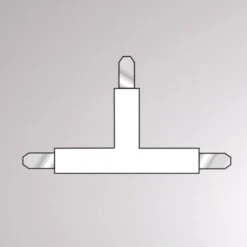 T-Verbinder Für Volare 2-Phasen-Schiene, Weiß