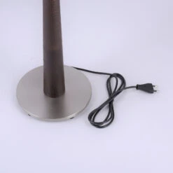 Lucande Elif Tischlampe Weiß, Konisch Eiche Dunkel -Beleuchtung Rabatte 6722605 8