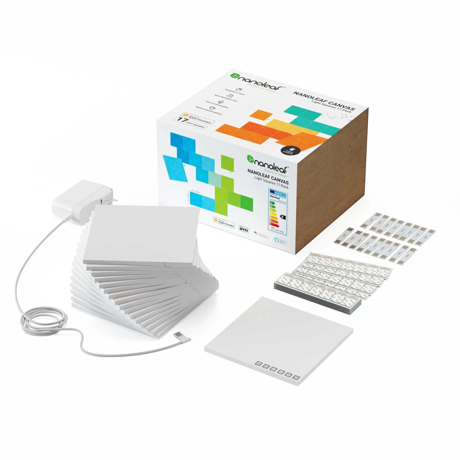 Nanoleaf Canvas Starter Kit Mit 17 Light Panels 3 Nanoleaf Canvas Starter Kit Mit 17 Light Panels
