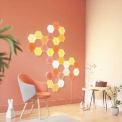 Nanoleaf Shapes Hexagons, Erweiterungsset 3 Panels -Beleuchtung Rabatte 6730028 5
