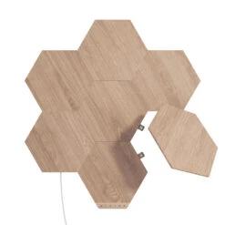 Nanoleaf Elements Wood Hexagons Starter Kit 7x 13 Nanoleaf Elements Wood Hexagons Starter Kit 7x -Beleuchtung Rabatte 6730041 2