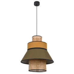 MARKET SET Singapour ML Hängelampe Khaki/curry -Beleuchtung Rabatte 6735061 2