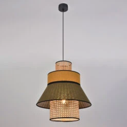 MARKET SET Singapour ML Hängelampe Khaki/curry -Beleuchtung Rabatte 6735061 3