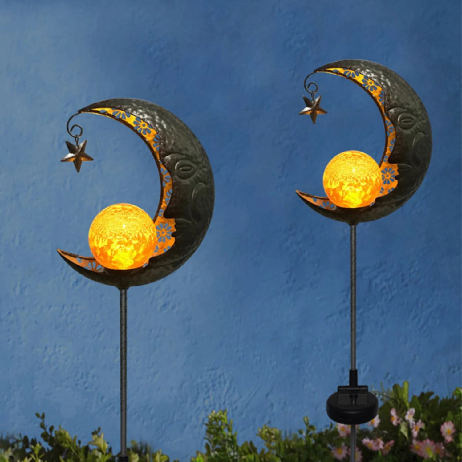 LED-Solarleuchte Mond 6 LED-Solarleuchte Mond – Bild 4