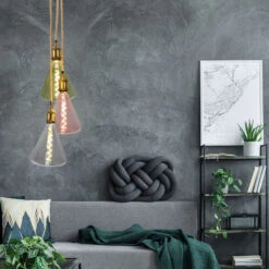 LED-Lampe Dilly E27 4W 2200K Dimmbar, Grau Getönt -Beleuchtung Rabatte 7001185 3