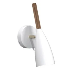 Wandleuchte Pure In Weiß Mit Holzelement 10 Wandleuchte Pure In Weiß Mit Holzelement -Beleuchtung Rabatte 7005932 3