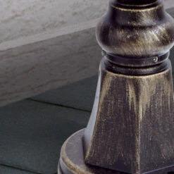 Sockelleuchte Puchberg In Schwarz-Gold -Beleuchtung Rabatte 7254785 5