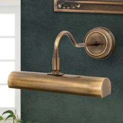 Flexible Bilderleuchte Lariga Altmessing 25 Cm