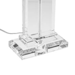 Tischleuchte Veronique, Fuß Breit, Weiß/chrom -Beleuchtung Rabatte 7255602 5