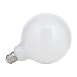 LED-Globelampe E27 9W G125 2.700K Opal Dimmbar