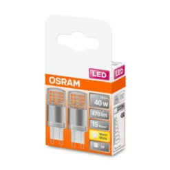 OSRAM LED-Stiftsockellampe G9 4,2W 2.700K Klar 2er -Beleuchtung Rabatte 7262582 1