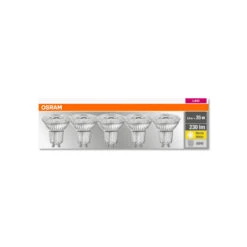 OSRAM LED-Reflektor GU10 2,6W 2.700K 230lm 36° 5er -Beleuchtung Rabatte 7262709 3
