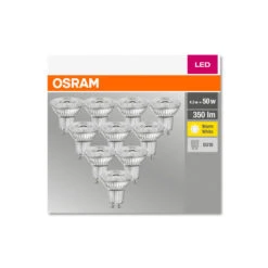 OSRAM LED-Reflektor GU10 4,3W 2.700K 350lm 10er -Beleuchtung Rabatte 7262711 3