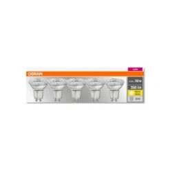 OSRAM LED-Reflektor GU10 4,3W 36° 2.700K 350lm 5er -Beleuchtung Rabatte 7262712 3
