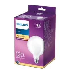 Philips LED Classic Globelampe E27 G120 13W Matt -Beleuchtung Rabatte 7532208 1