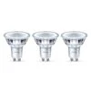 Philips LED-Reflektor GU10 4,6W 2.700 K, 3er-Pack