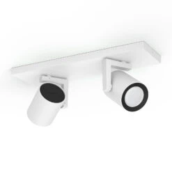 Philips Hue Argenta LED-Spot Zweiflammig Weiß -Beleuchtung Rabatte 7534143 1