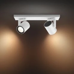 Philips Hue Argenta LED-Spot Zweiflammig Weiß -Beleuchtung Rabatte 7534143 3