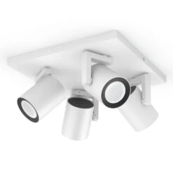 Philips Hue Argenta LED-Spot Vierflammig Weiß -Beleuchtung Rabatte 7534147 1