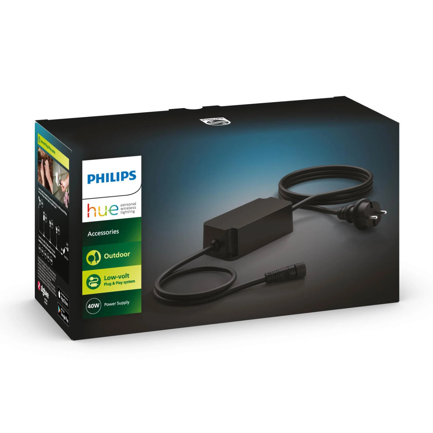 Philips Hue Outdoor Netzteil, 1 Ausgang, 24V, 40W 4 Philips Hue Outdoor Netzteil, 1 Ausgang, 24V, 40W – Bild 2