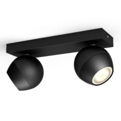 Philips Hue Buckram 2-flammig Dimmschalter Schwarz -Beleuchtung Rabatte 7534224 2