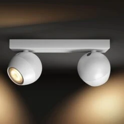 Philips Hue Buckram 2-flammig Dimmschalter Weiß -Beleuchtung Rabatte 7534225 4