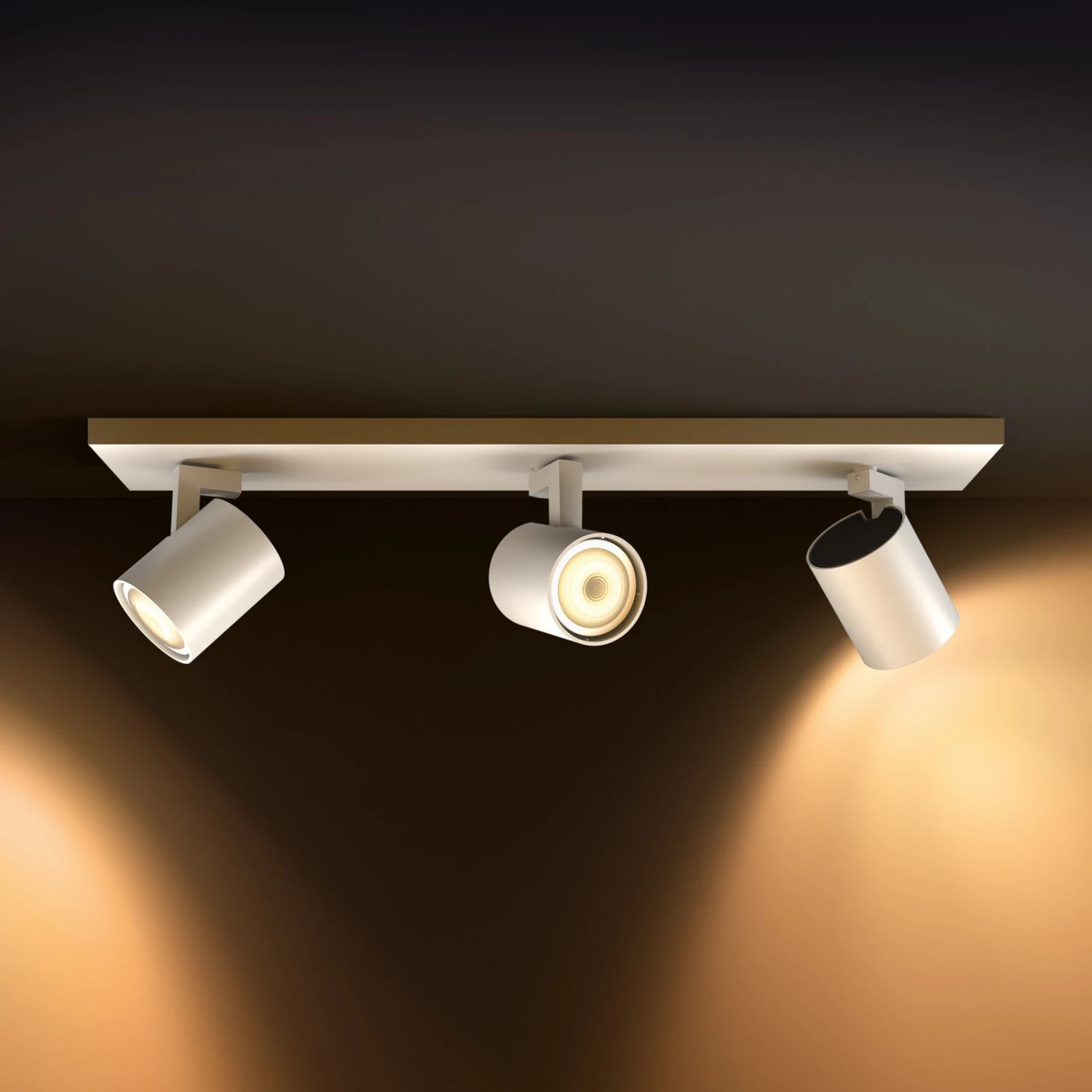 Philips Hue Runner 3er Spot Weiß Mit Dimmschalter 3 Philips Hue Runner 3er Spot Weiß Mit Dimmschalter